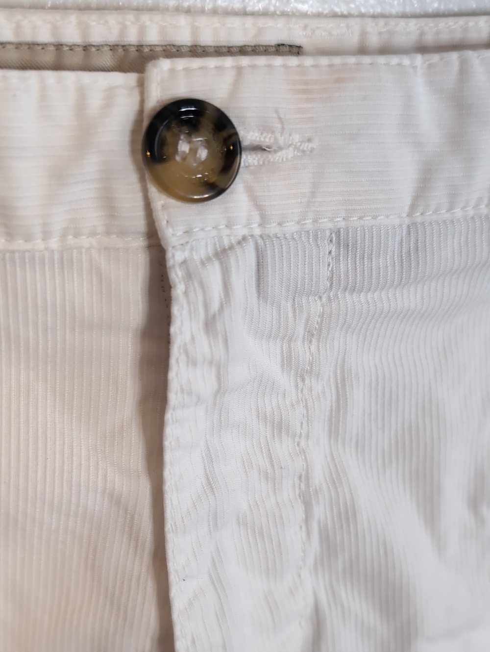 Burberry Military White Chino Shorts mens 34 - Picture 3 of 11